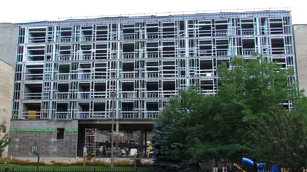 cold formed steel mid-rise apartment